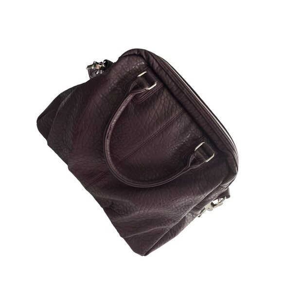 Thirty-One Purple Leather Tote Couture Street NEW Jewell & Gems Vintage 2 Way - Picture 5 of 9